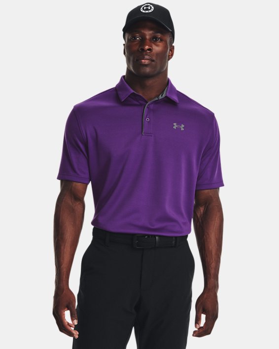 Men's UA Tech™ Polo, Purple, pdpMainDesktop image number 0